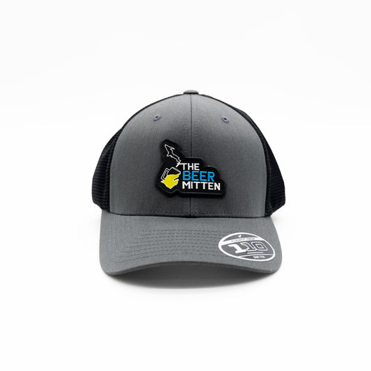 The Beer Mitten Trucker Hat - Charcoal & Black