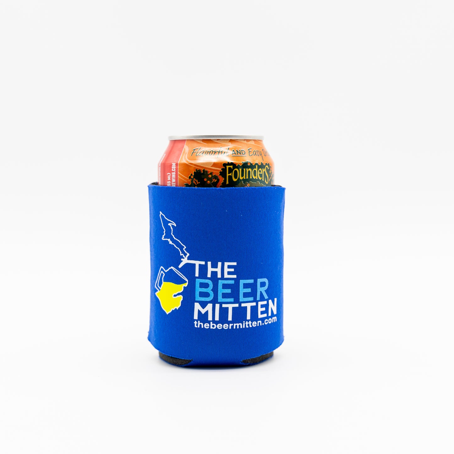 The Beer Mitten Koozie - Blue