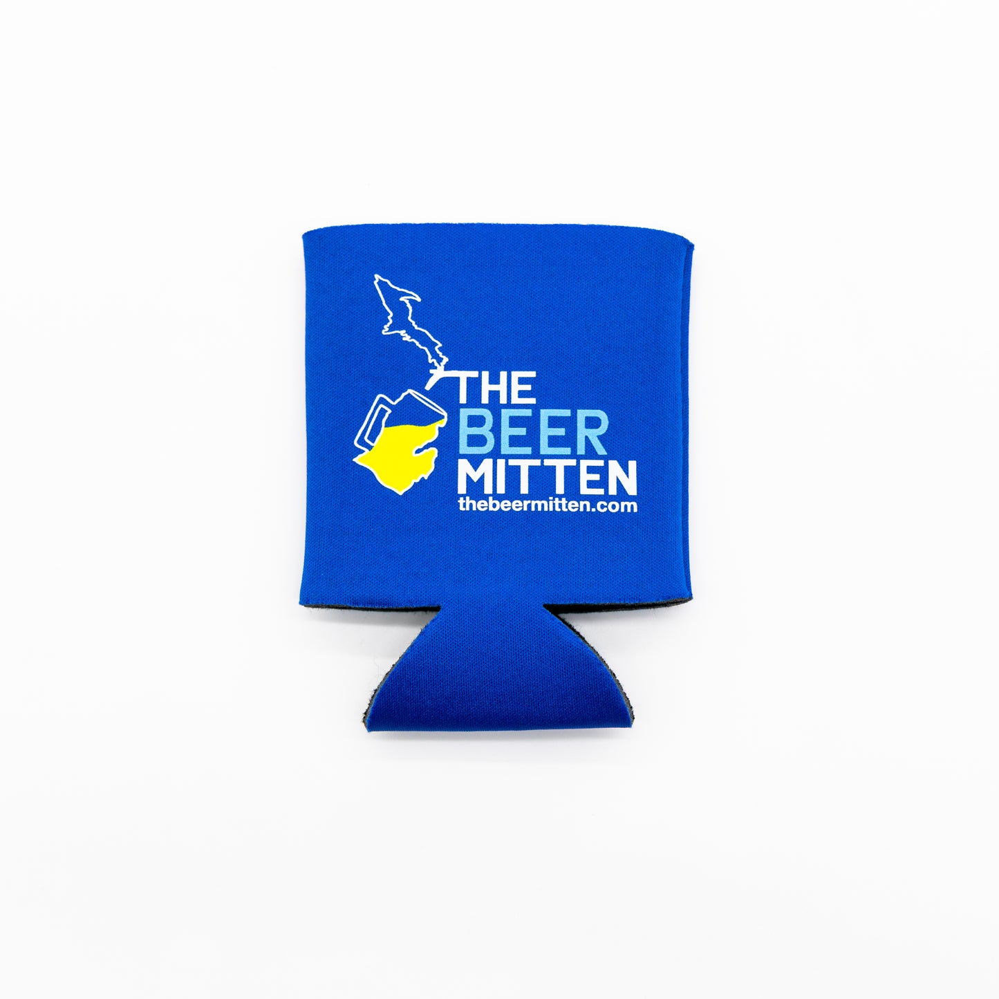 The Beer Mitten Koozie - Blue
